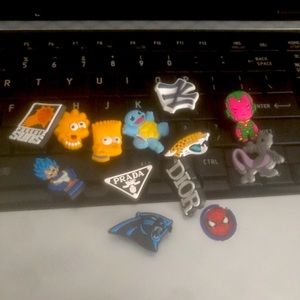 Croc/Bubble Slides Charms